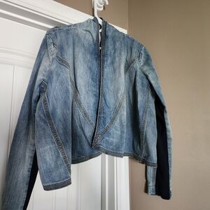 BCBGMaxAzria Light Blue Jean Jacket